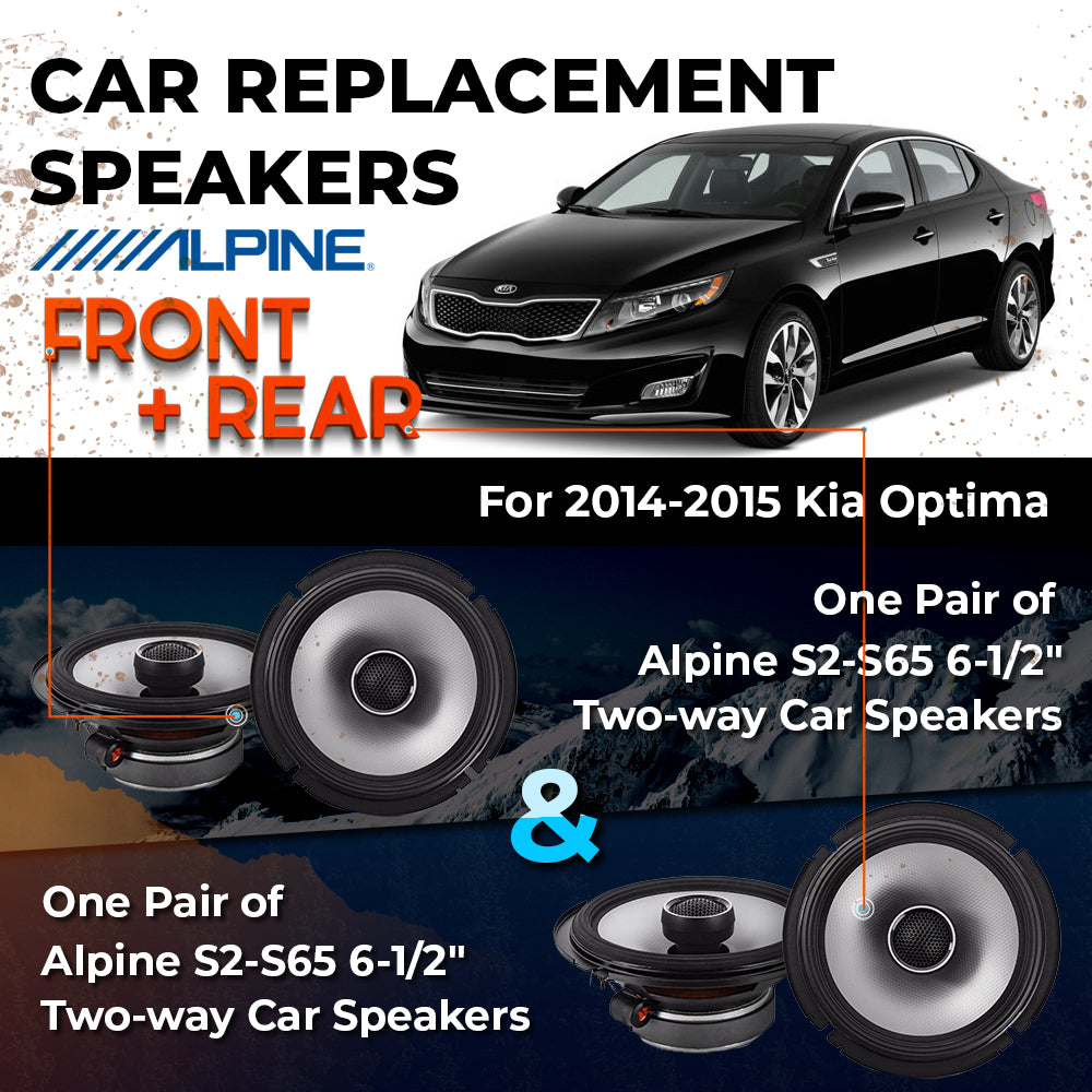 Car Speaker Replacement fits 2014-2015 for Kia Optima