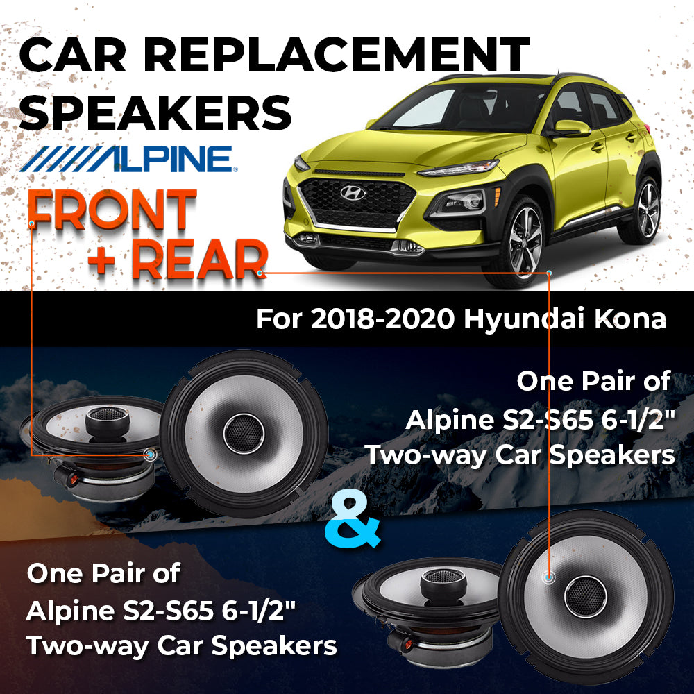 Car Speaker Replacement fits 2018-2020 for Hyundai Kona