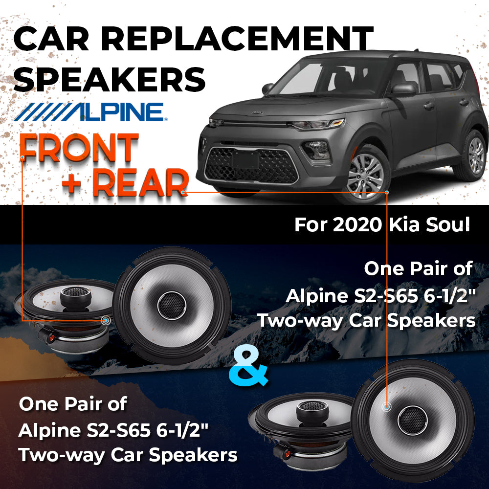 Car Speaker Replacement fits 2020 for Kia Soul