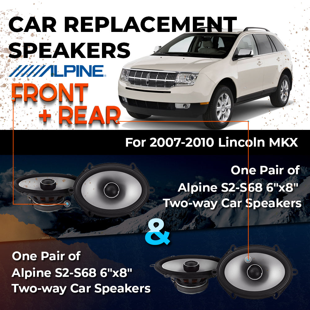 Car Speaker Replacement fits 2007-2010 for Lincoln MKX