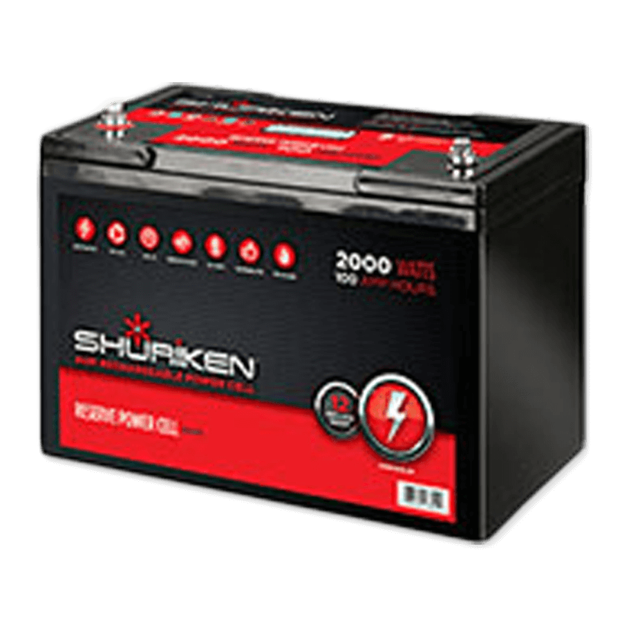 Shuriken SK-BT100 2000W 100AMP Hours Large Size AGM 12V Battery