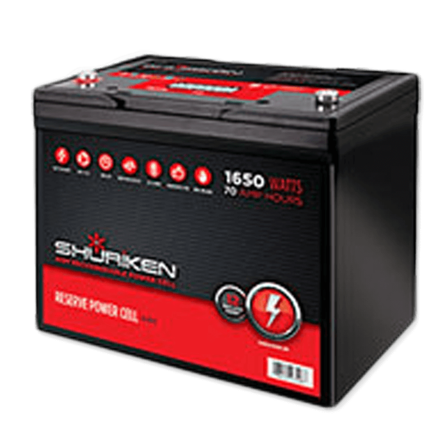 Shuriken SK-BT70 1650W 70AMP Hours Full Size AGM 12V Battery