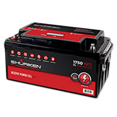 Shuriken SK-BT75 1750W 75AMP Hours Large Size AGM 12V Battery