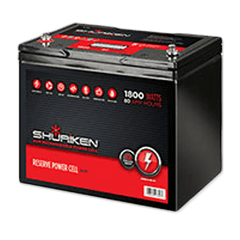 Shuriken SK-BT80 1800W 80AMP Hours Large Size AGM 12V Battery