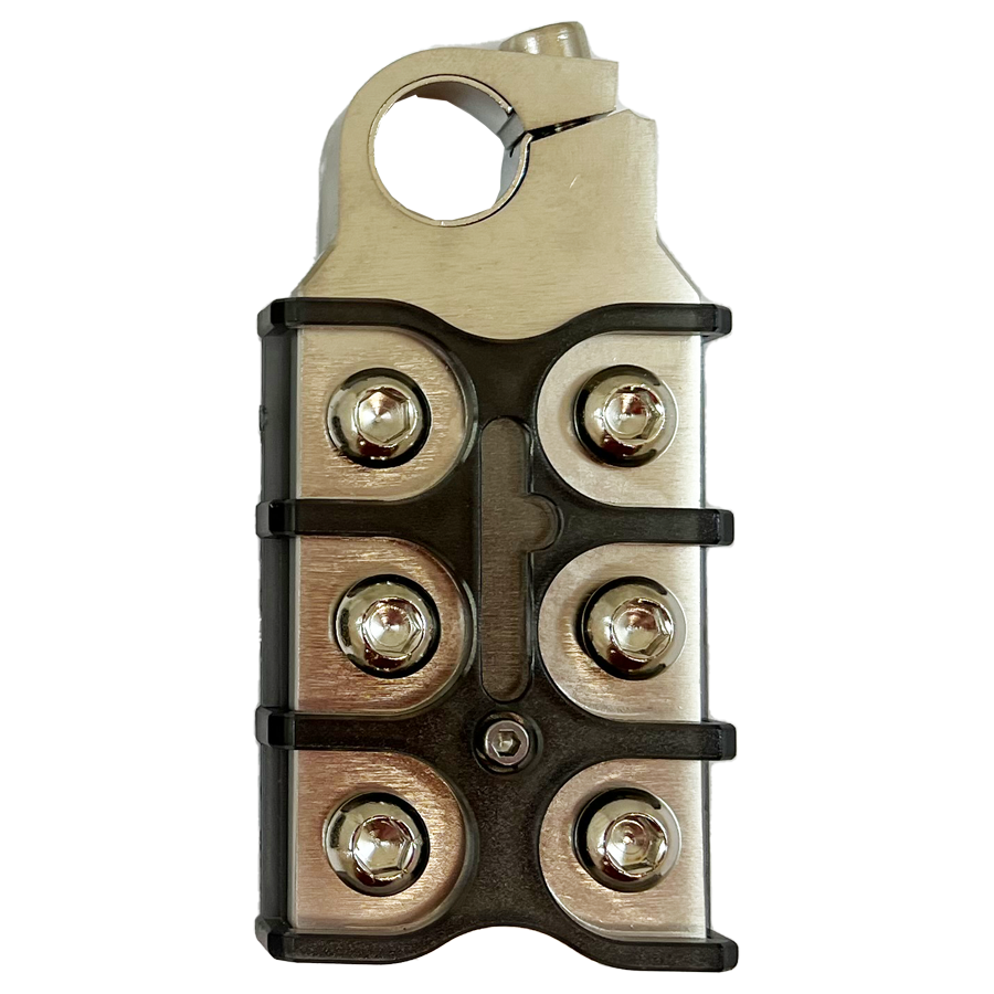 Shuriken SK-TML-PLC Bus Bar Block (6)0ga Brass