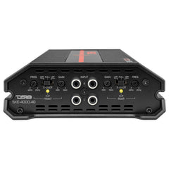 DS18 SXE-4000.4D/BK Class D 4-Channel Full-Range Car Amplifier 275 x 4 RMS @4 OHM 4000 Watts