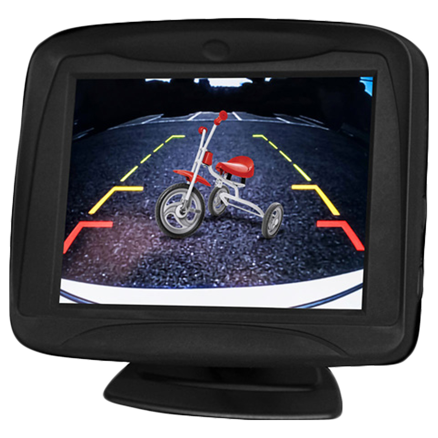 iBeam TE-35MV 3.5" Dash Mount Monitor With Multiview