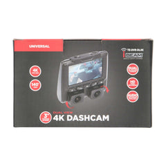 iBeam TE-DVR-DL4K 4K Dual-View Dash Camera With DVR