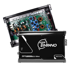 Timpano Audio TPT-8000EQ 2 Ohms 1 Channel Car Audio Amplifier