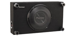 Pioneer TS-A2500LB 10"  1200 W Max Power/ 300 W RMS, Single 2 Ohms Voice Coil, Rubber Surround - Shallow-mount Pre-loaded Enclosure Subwoofer