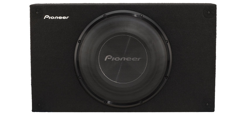 Pioneer TS-A3000LB 12"  1500 W Max Power/ 400 W RMS, Single 2 Ohms Voice Coil, Rubber Surround - Shallow-Mount Pre-Loaded Enclosure Subwoofer