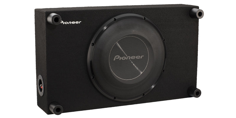 Pioneer TS-A3000LB 12"  1500 W Max Power/ 400 W RMS, Single 2 Ohms Voice Coil, Rubber Surround - Shallow-Mount Pre-Loaded Enclosure Subwoofer