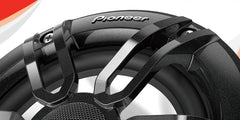 Pioneer TS-ME650FS 6-1/2"  -  2-way, 200w Max Power, IPX7 Rated, Sports Grille Design - Marine Speakers (pair)