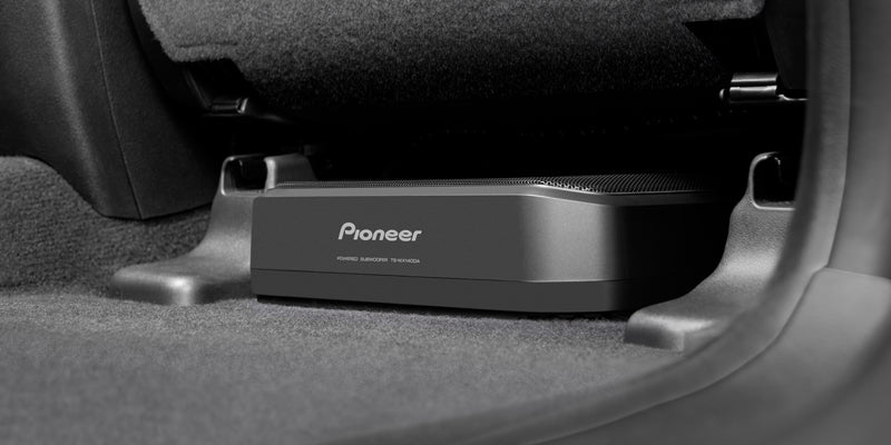 Pioneer TS-WX140DA 8" x 5-1/4" - Built-in 170w Output Class-D Amplifier - Compact Active Subwoofer