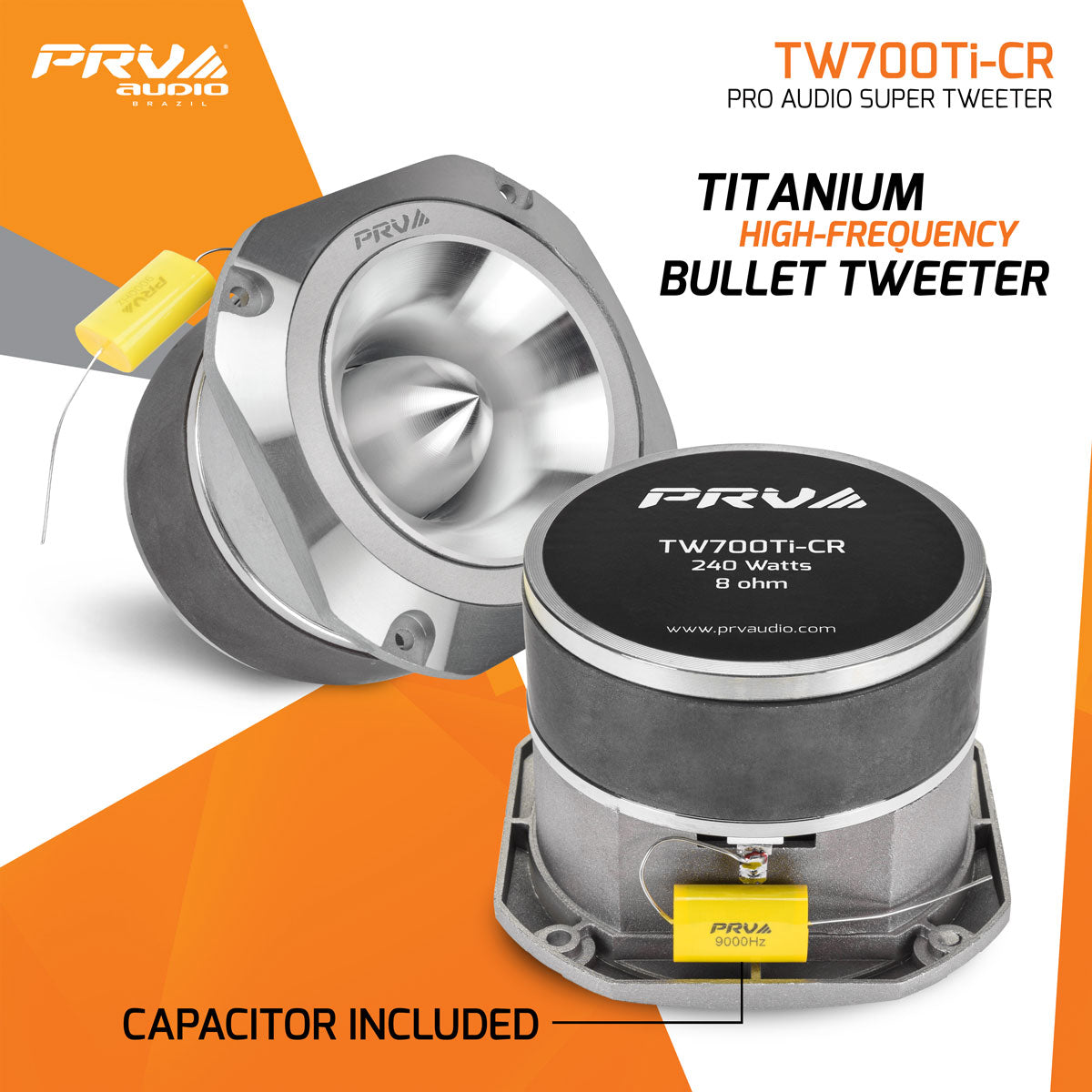 PRV Audio TW700Ti-CR Pro Audio Super Tweeter