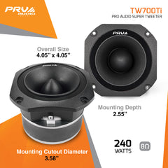 PRV Audio TW700Ti Pro Audio Super Tweeter