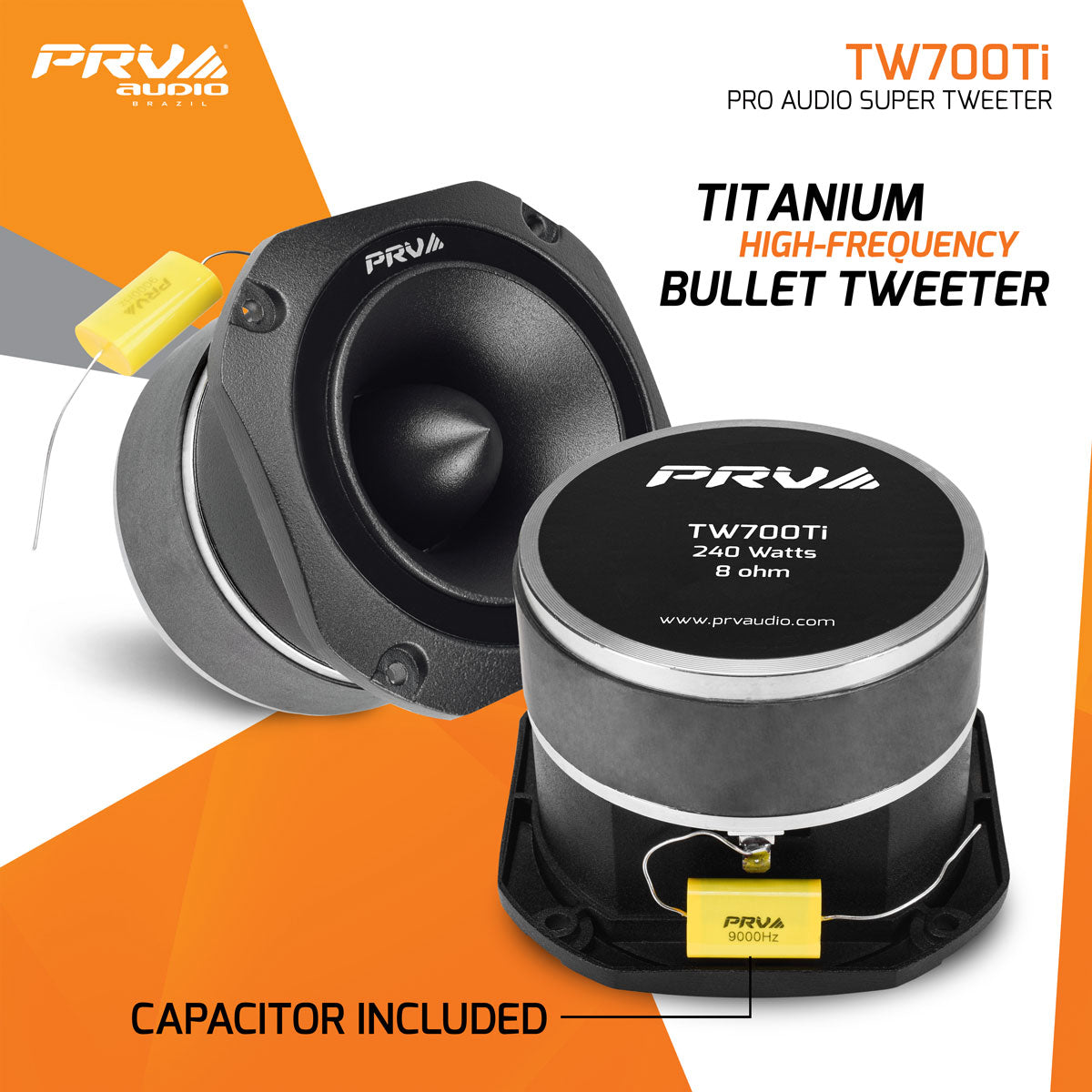 PRV Audio TW700Ti Pro Audio Super Tweeter