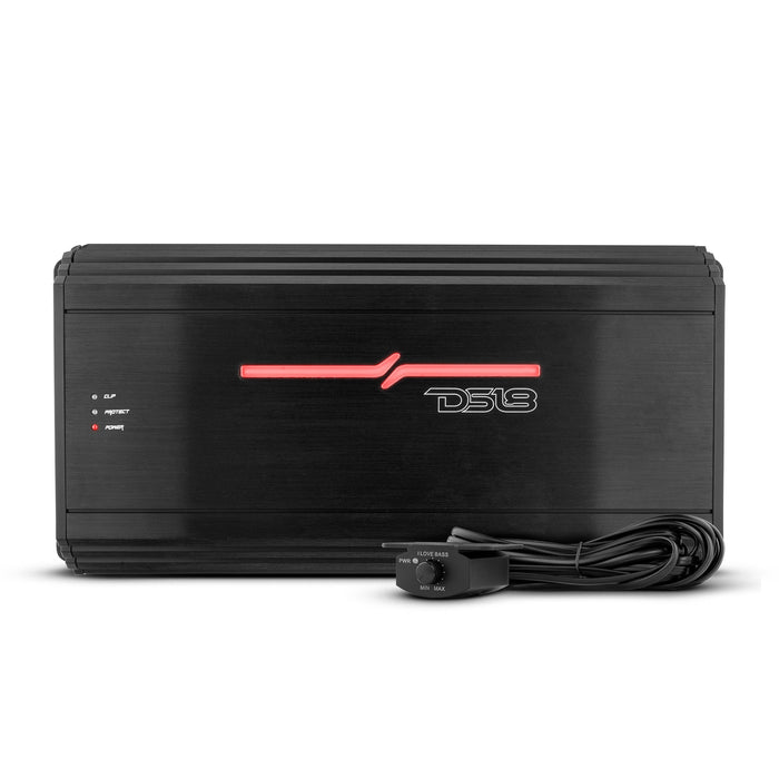 DS18 ZR1500.1D ZR 1-Channel Class D Amplifier 1500 Watts Rms @ 1-Ohm