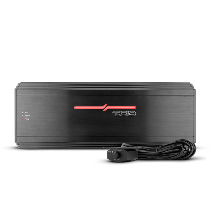 DS18 ZR2000.1D ZR 1-Channel Class D Amplifier 2000 Watts Rms @ 1-Ohm