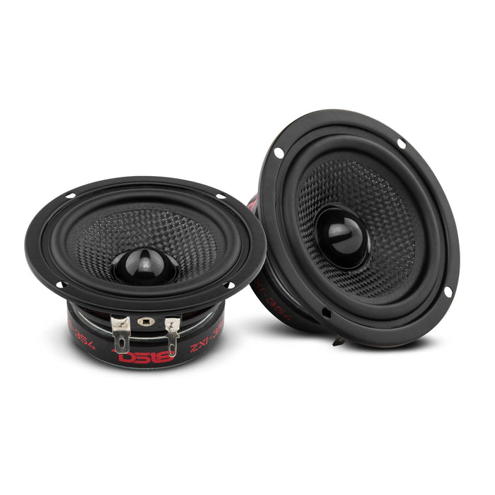 DS18 ZXI-354 ZXI 3.5" Full-Range Speakers with Kevlar Cone 40 Watts Rms 4-Ohm