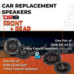 Car Speaker Replacement fits 1992-1995 for Eagle Summit  Wagon