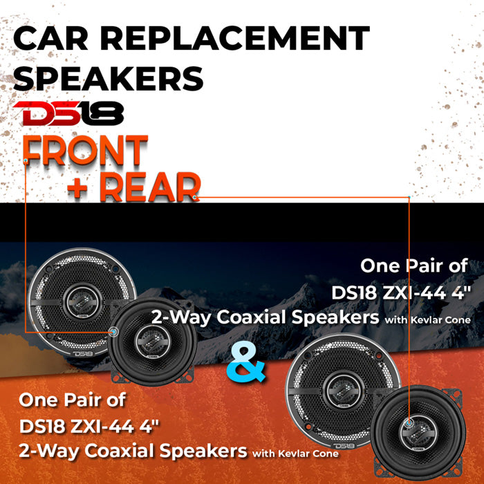 Car Speaker Replacement fits 1990-1994 for Hyundai Excel
