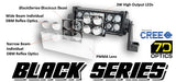 Oracle Lighting 5810-001 - Black Series - 7D 50 288W Dual Row LED Light Bar -