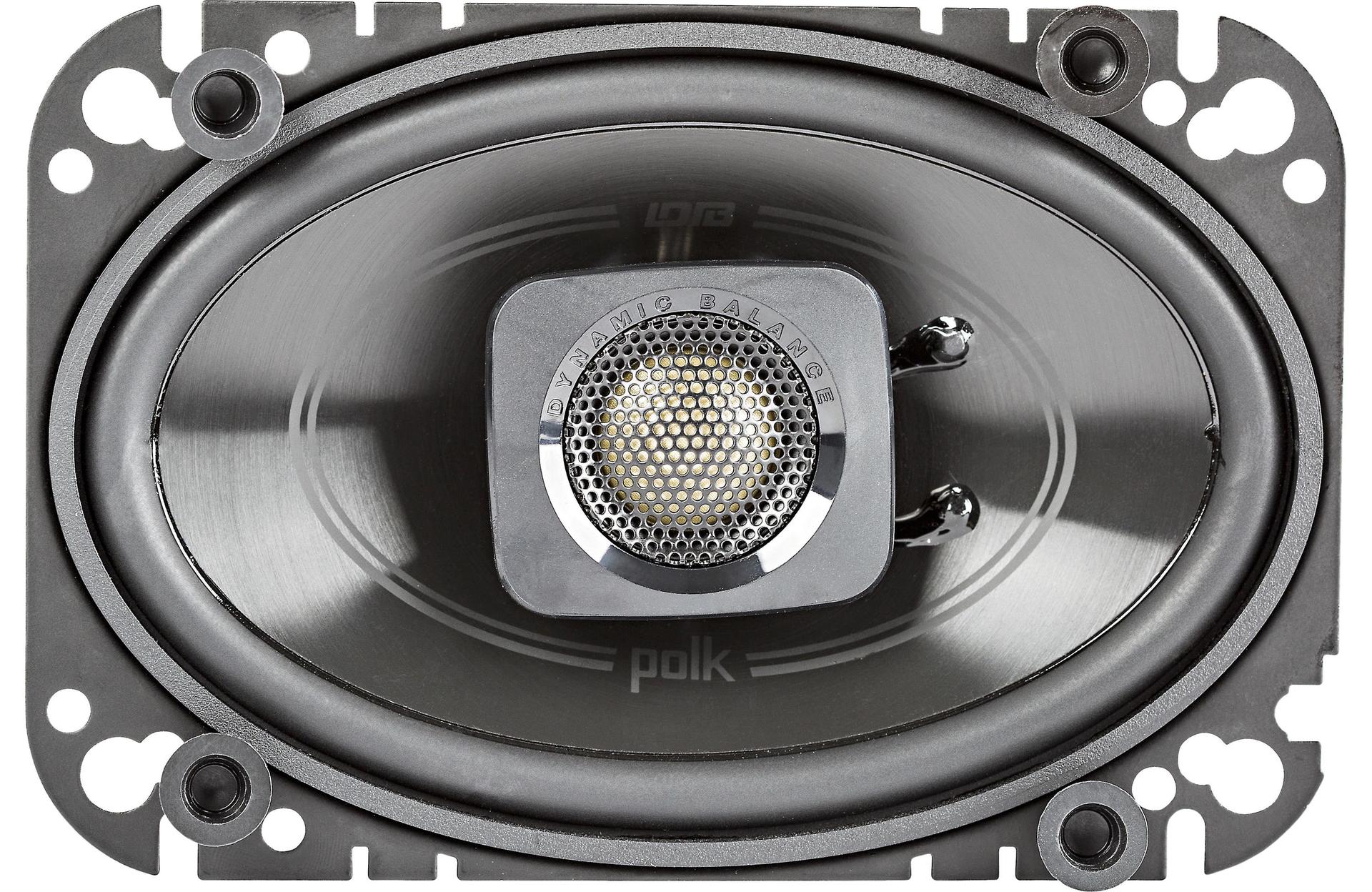 Polk Audio DB 462 DB+ Series 4"x6" 2-way car speakers (pair)
