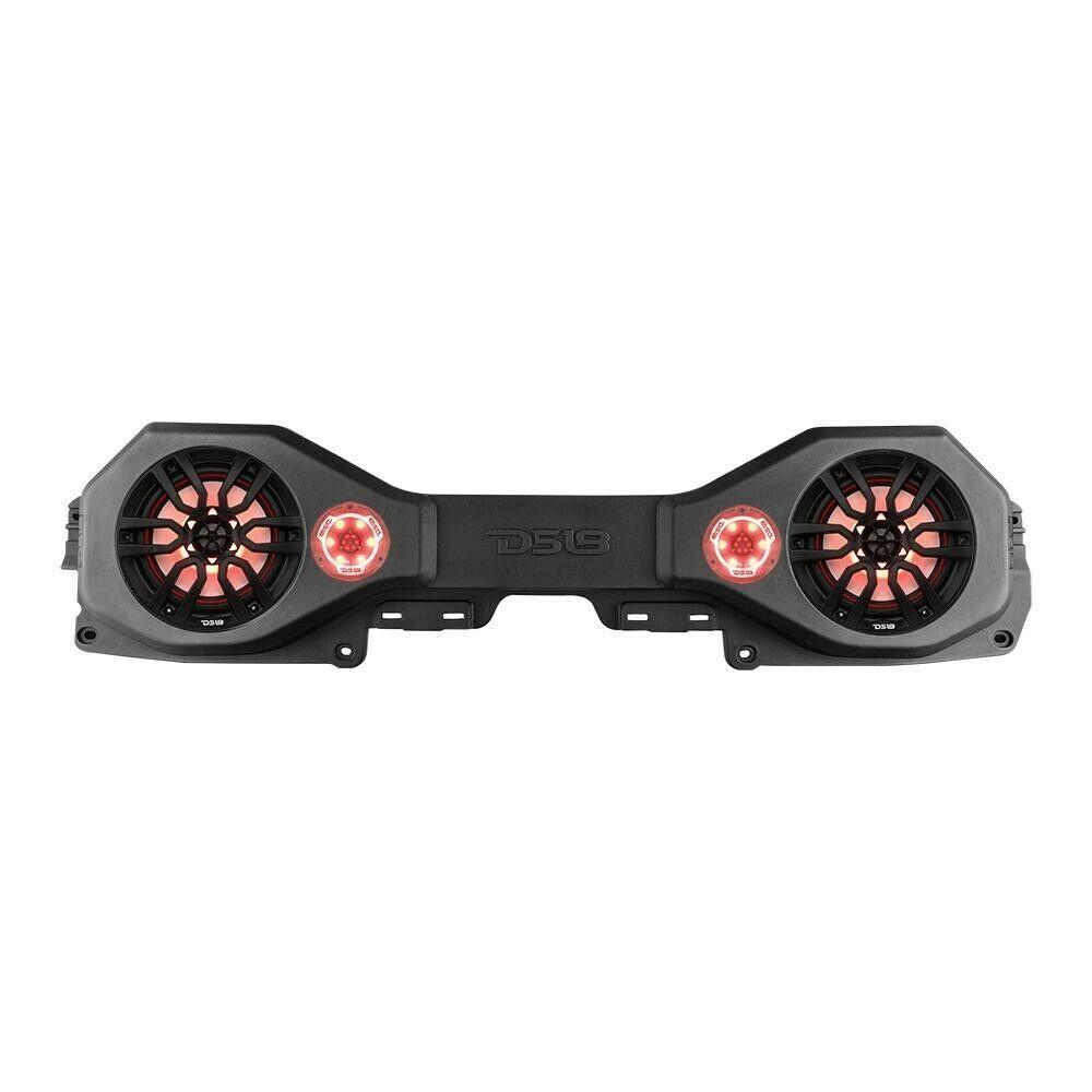 DS18 JL-SBAR22/BK Overhead Sound Bar System for JL/JLU,JT Gladiator Jeeps (2X8" Speakers 2X2.95" Tweeters)