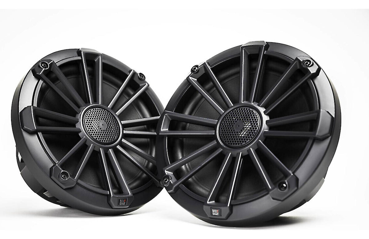 MB Quart NP1-120 8" Marine Speakers w/Black, White, Silver Grilles