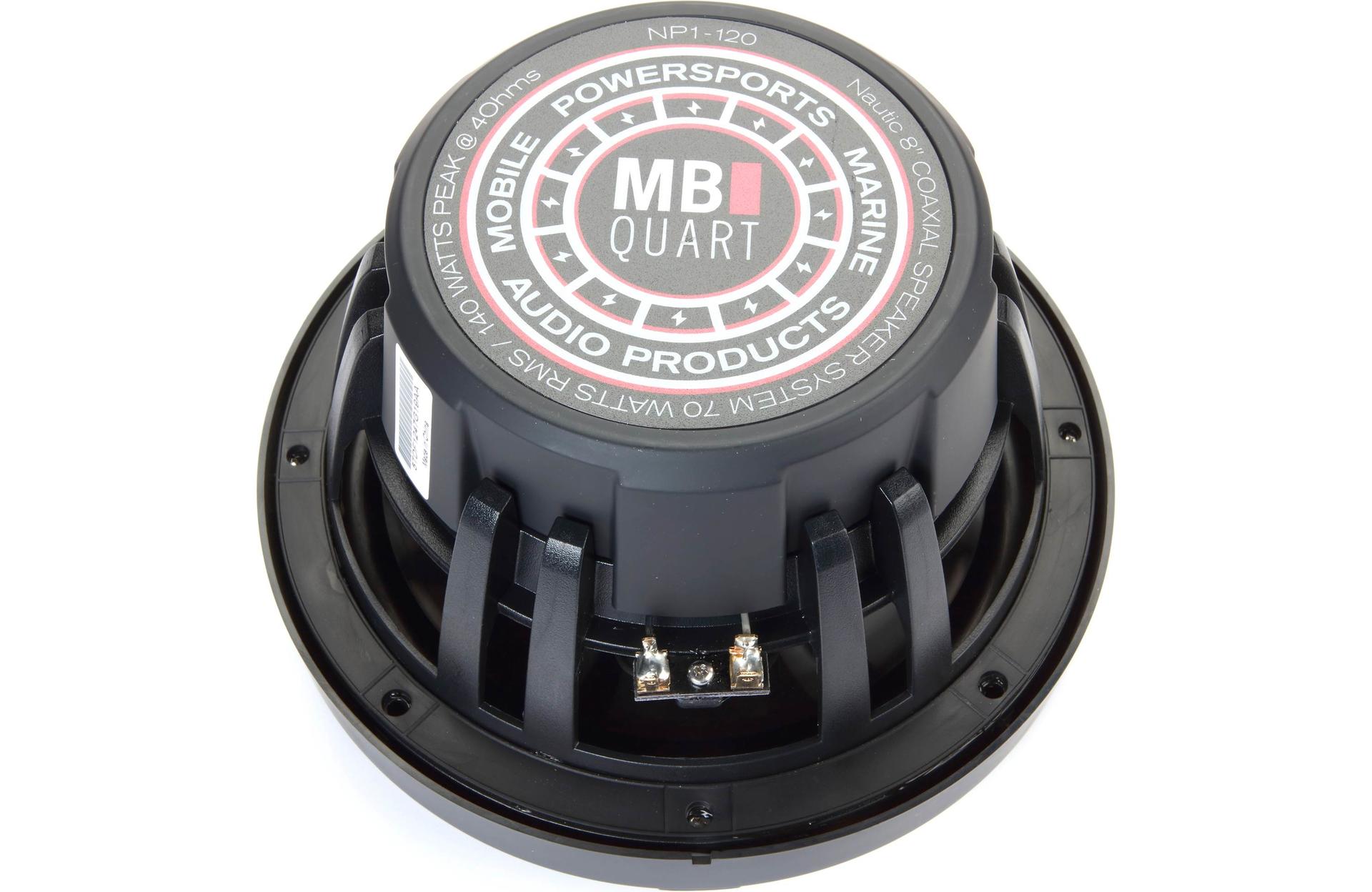 MB Quart NP1-120 8" Marine Speakers w/Black, White, Silver Grilles