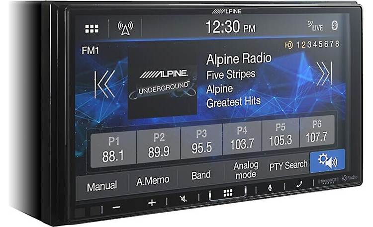 Alpine ILX-407 7" Double-DIN Shallow Chassis Digital Media Receiver W /  Apple CarPlay & Android Auto