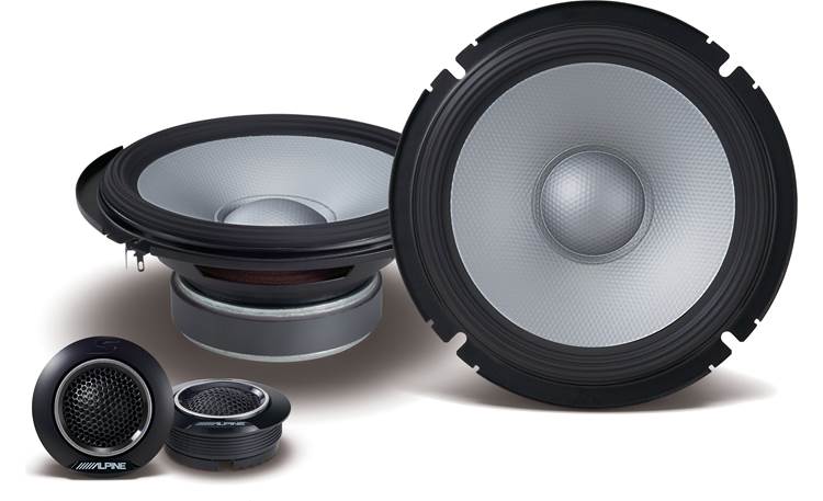 Alpine S2-S65C S2-Series 6.5" 2-Way Component Speaker System