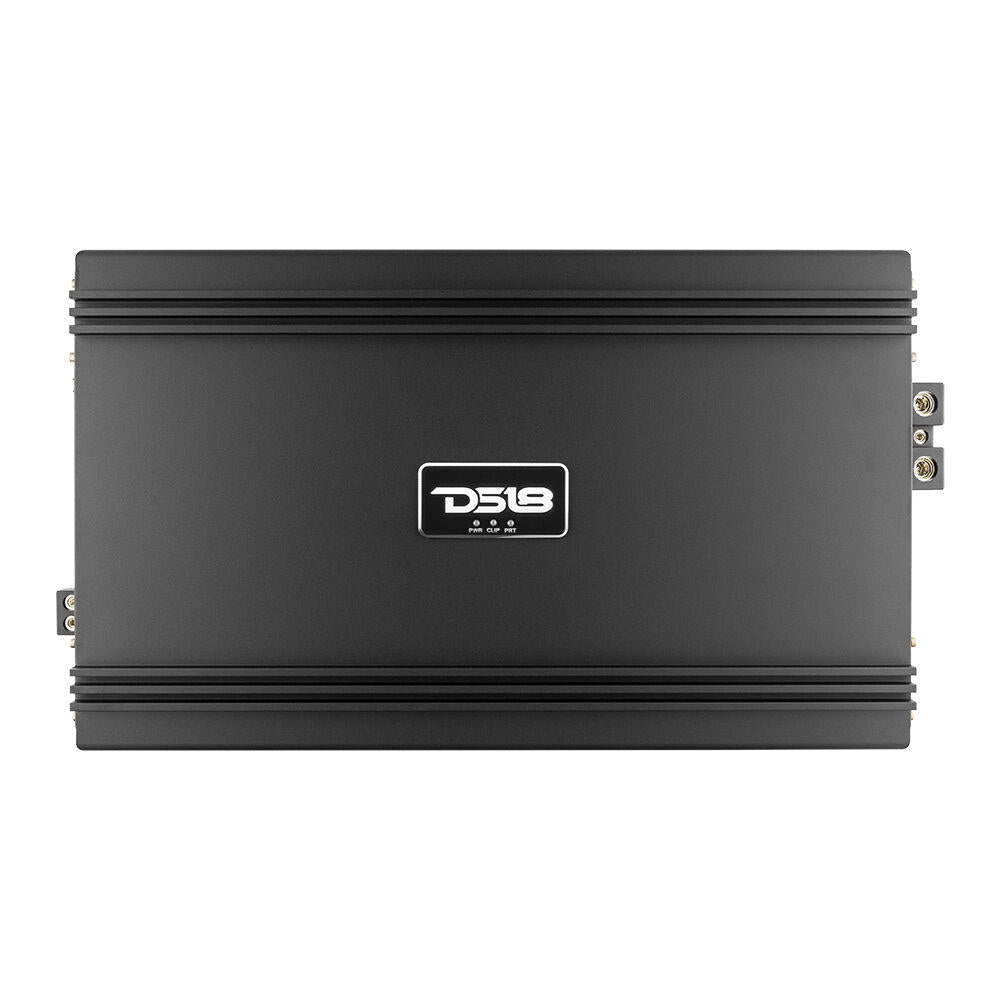 DS18 GFX-8K1 – Full-Range Class D 1-Channel Monoblock Amplifier – 8000 Watts RMS, 1-Ohm