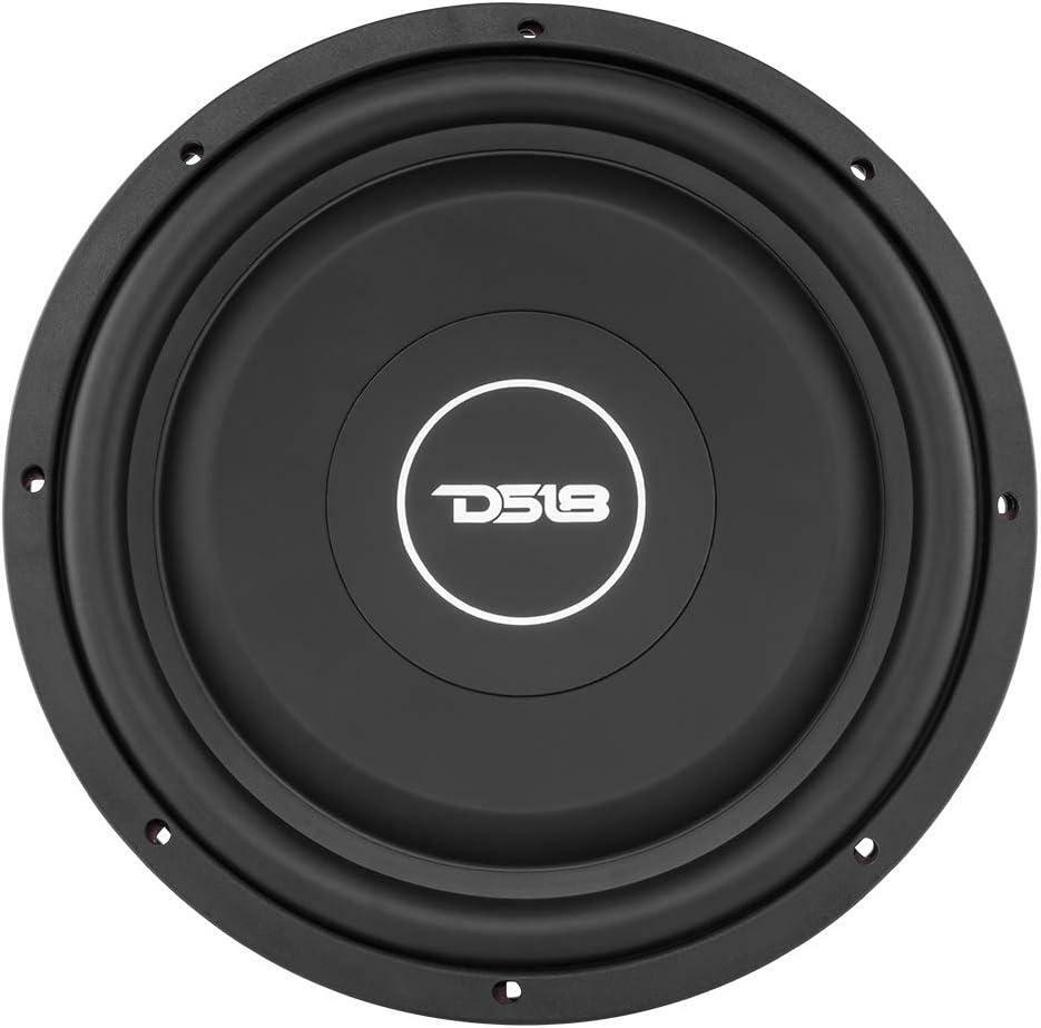 2 x DS18 SRW12.4D 12" Car Subwoofer 900 Watts 4-Ohm DVC Shallow Mount