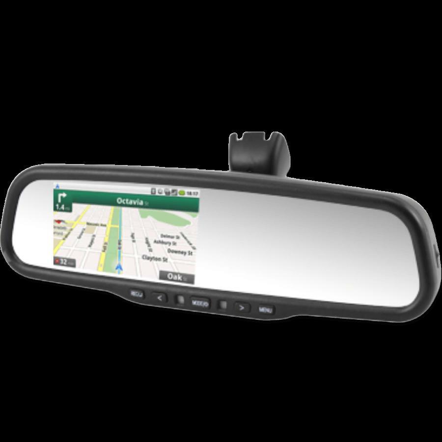 Accele Electronic RVM430WFDVRG 4.3" Rear View Mirror w/ built-in WiFi Mirroring