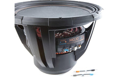Memphis MOJO1512 15" Component Subwoofer w/Selectable 1 Or 2 Ohm Impedance