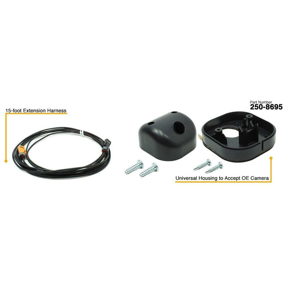 Rostra 250-8695 GM Trucks Camera Relocation System w/Extension Harness ...