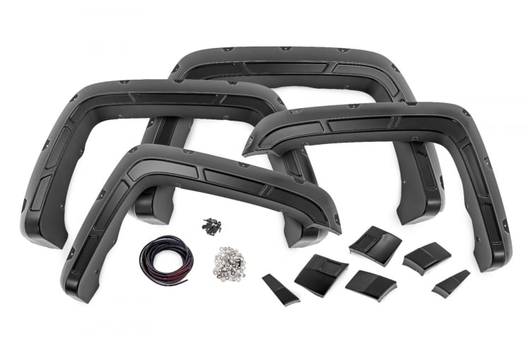 Rough Country A-G11611-GAN Fender Flares Defender | GMC Sierra 1500 (14-18)/Sierra 2500 (15-19)