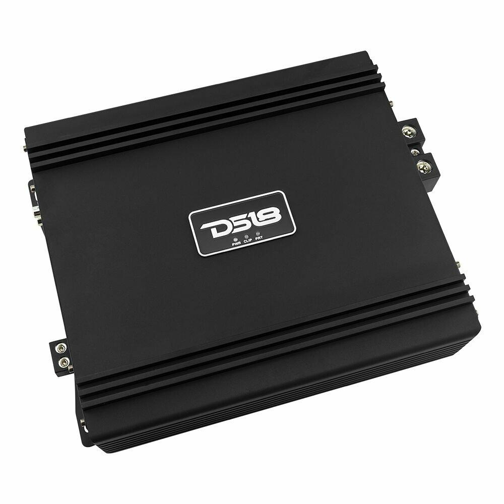 DS18 GFX-5K1 – Full-Range Class D 1-Channel Monoblock Amplifier – 5000 Watts RMS, 1-Ohm