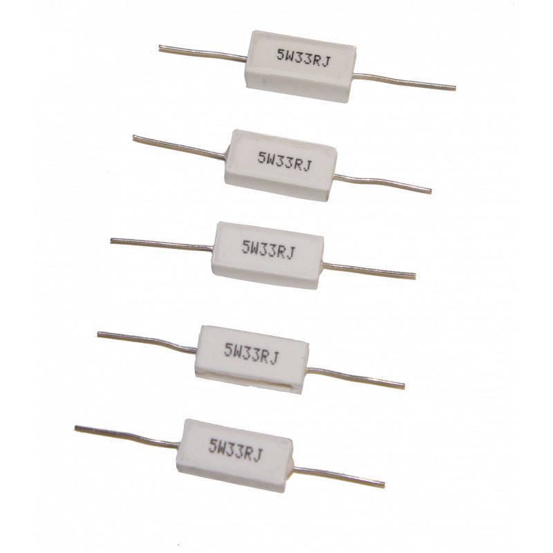 33 Ohm 5w Load Resistors for Amp Integration (5 pack)