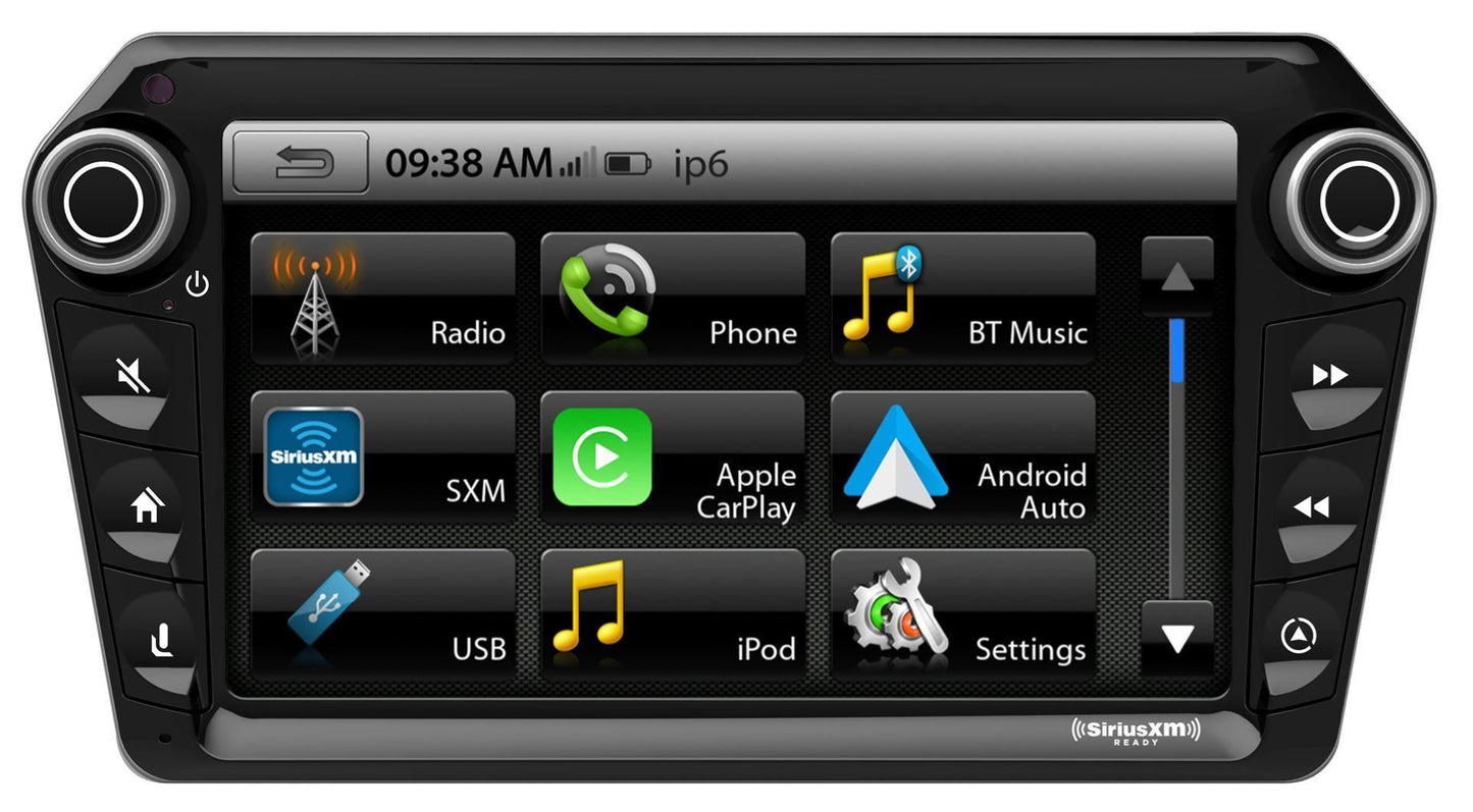 ELEV8 Stinger 8" Carplay & Android Auto Receiver SDIN Chassis