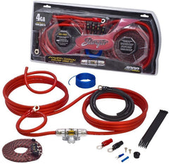 4 Gauge 100% Oxygen-Free Copper Installation Kit for Amplifiers Up to 1500W RMS