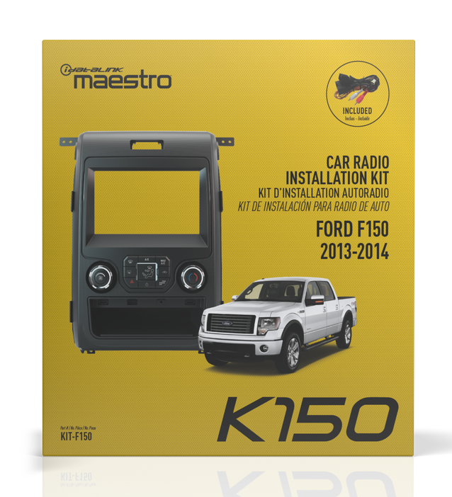 iDatalink Maestro KIT-F150 Dash KIT T-Harness for Ford F150 2013 2014 4.3"screen