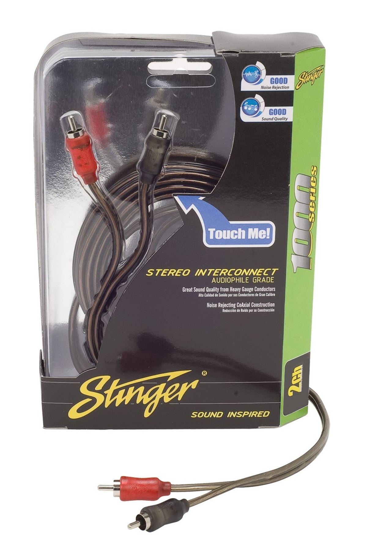 Stinger SI1212 12 Ft 1000 Series 2-Channel Audiophile Grade RCA Stereo CABLE