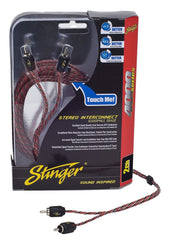 Stinger SI423 3 ft. of 2-Channel 4000 Series RCA Interconnect Cable