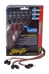 Stinger SI4612 12 ft. of 6-Channel 4000 Series RCA Interconnect Cables