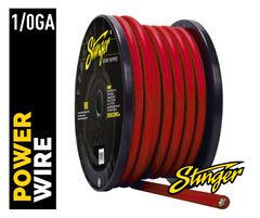Stinger 1/0g Pro Red OFC Power Wire 50' Roll