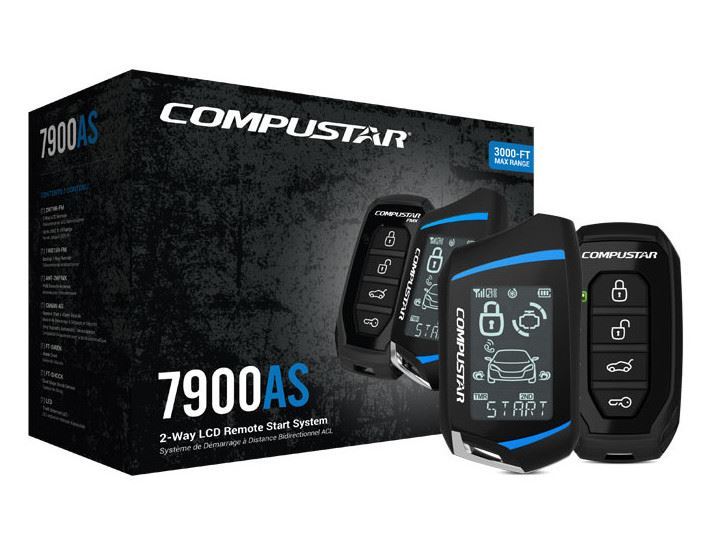 Compustar CS7900-AS 2-Way 3000-Ft Remote Car Start & Alarm (Replaced CS6900-AS)