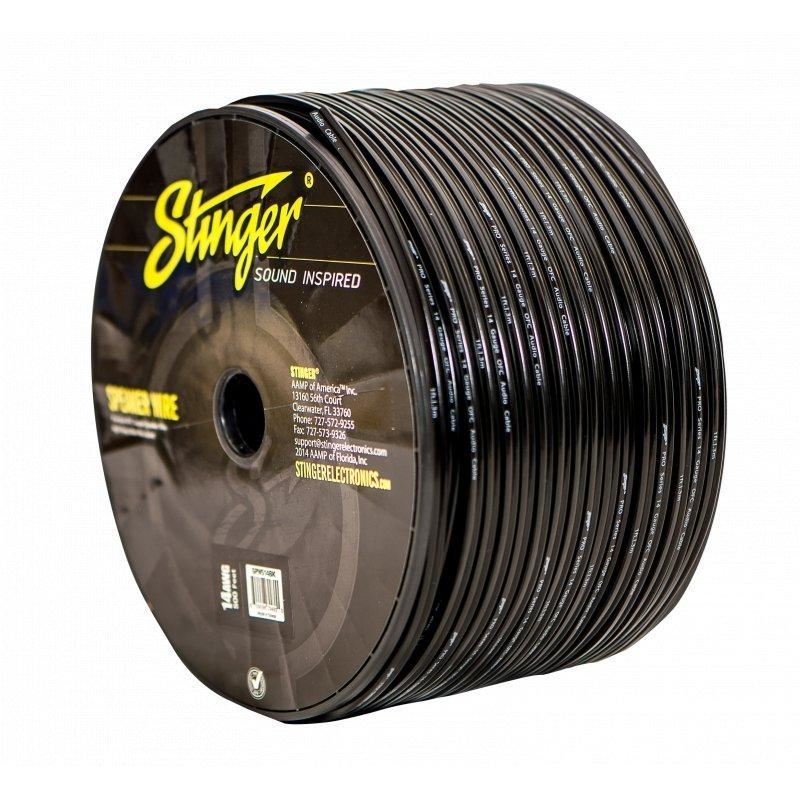Stinger SPW514BK PRO Series 14 Gauge Primary Wire 500-Feet (Black)